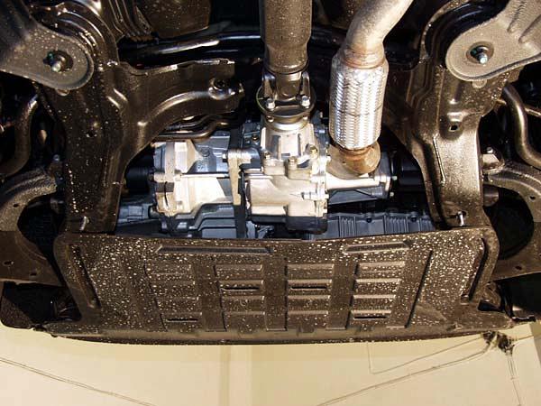 Защита картера и КПП для KIA Sportage  2004 - 2010, V-2,0; 2,7;2,0d, Sheriff, сталь 2,5 мм, арт. 11.0646