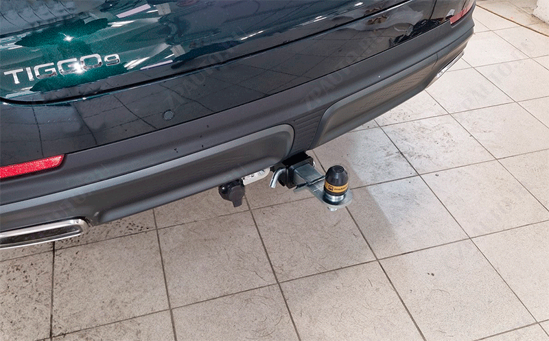 Фаркоп Chery Tiggo 9 2024-2026, тип шара E, MOTODOR, арт. 99034-E