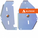 Защита  топливного бака Renault Koleos II 2016-2020 V-all , ALFeco, алюминий 4мм, арт. ALF1543al-4