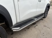 Защита штатного порога труба для автомобиля CHANGAN Hunter Plus 2022 арт. CGHTP.22.32-1