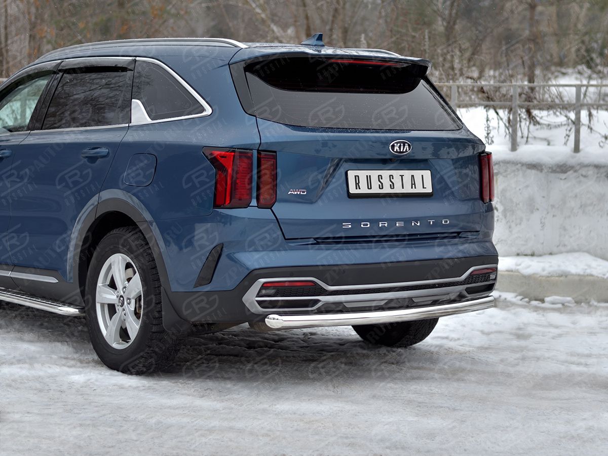 KIA SORENTO 2020- Защита заднего бампера d57 дуга KSORZ-004021