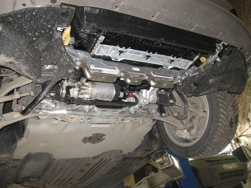 Защита радиатора для BMW 5 Series  2017 -, V-2,0 d АТ(2 WD), Sheriff, алюминий 5 мм, арт. 03.3359