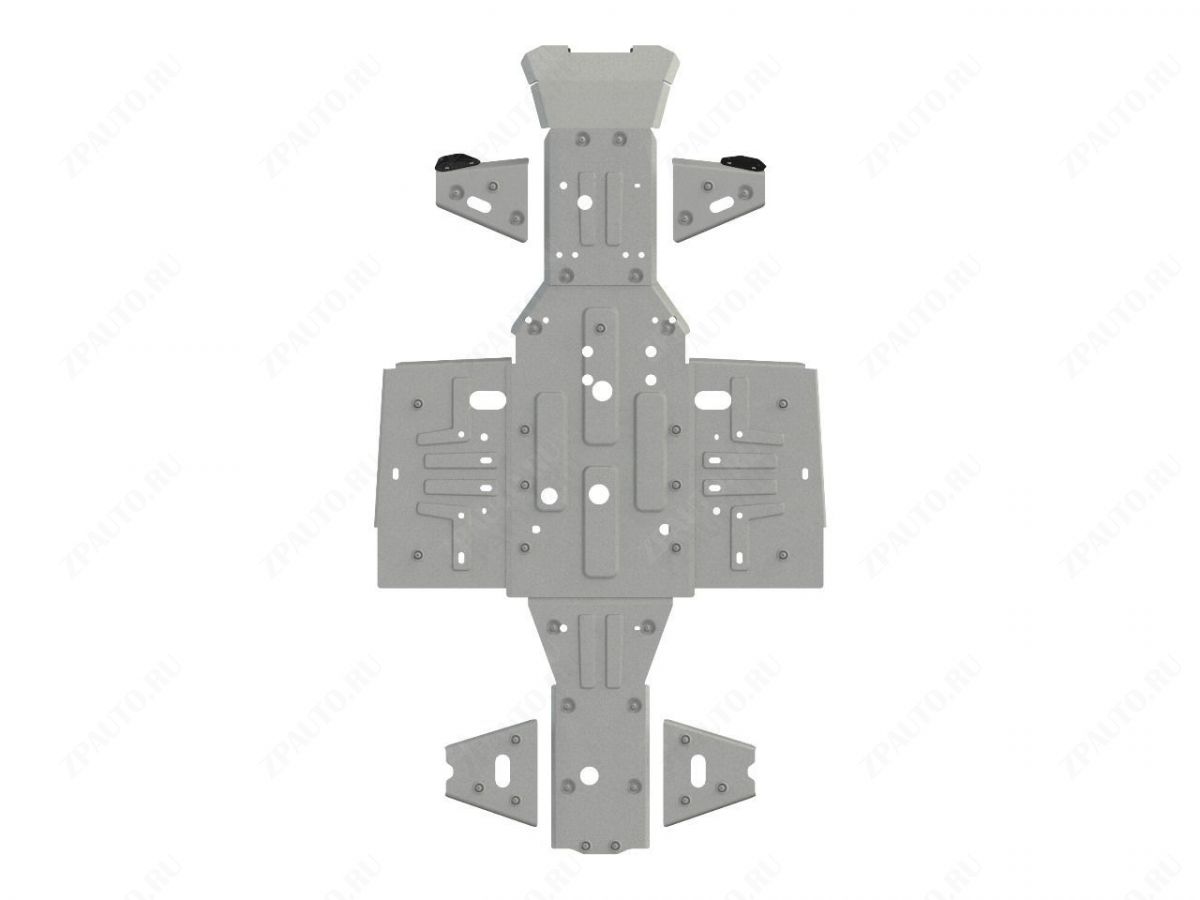 Полный комплект защиты для HISUN Tactic 1000 2023-, алюминий 4 мм, STORM, арт. 6084
