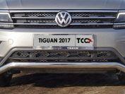Решетка радиатора нижняя (лист) (Пакет "Offroad") для автомобиля Volkswagen Tiguan 2017-, TCC Тюнинг VWTIGOFR17-02