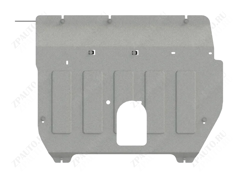 Защита картера и КПП для HAVAL Dargo  2022-, V-2,0 AT FullWD, Sheriff, алюминий 4 мм, арт. 39.5219