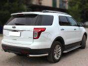 Пороги лист d-60 для автомобиля Ford Explorer SPORT 2013-2014г.в, Технотек, арт. FE2013S_2