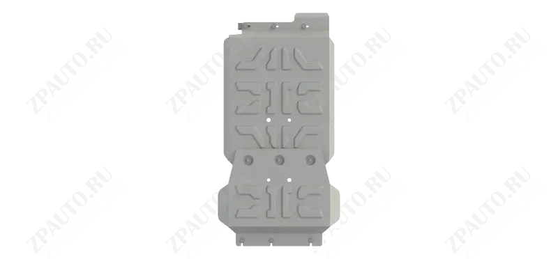 Защита картера и КПП для RAM 1500  2021 -, V-5.7 AT FullWD, Sheriff, алюминий 6 мм, арт. 04.5344