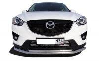 Защита переднего бампера двойная d60/42 для Mazda CX-5 2011, MCX5.13.03, Россия