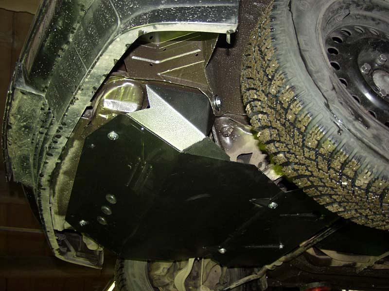 Защита картера для BMW 7 Series  1986 - 1994, V-3,0; 3,5; 4,0; 5,0, Sheriff, сталь 2,0 мм, арт. 03.0100