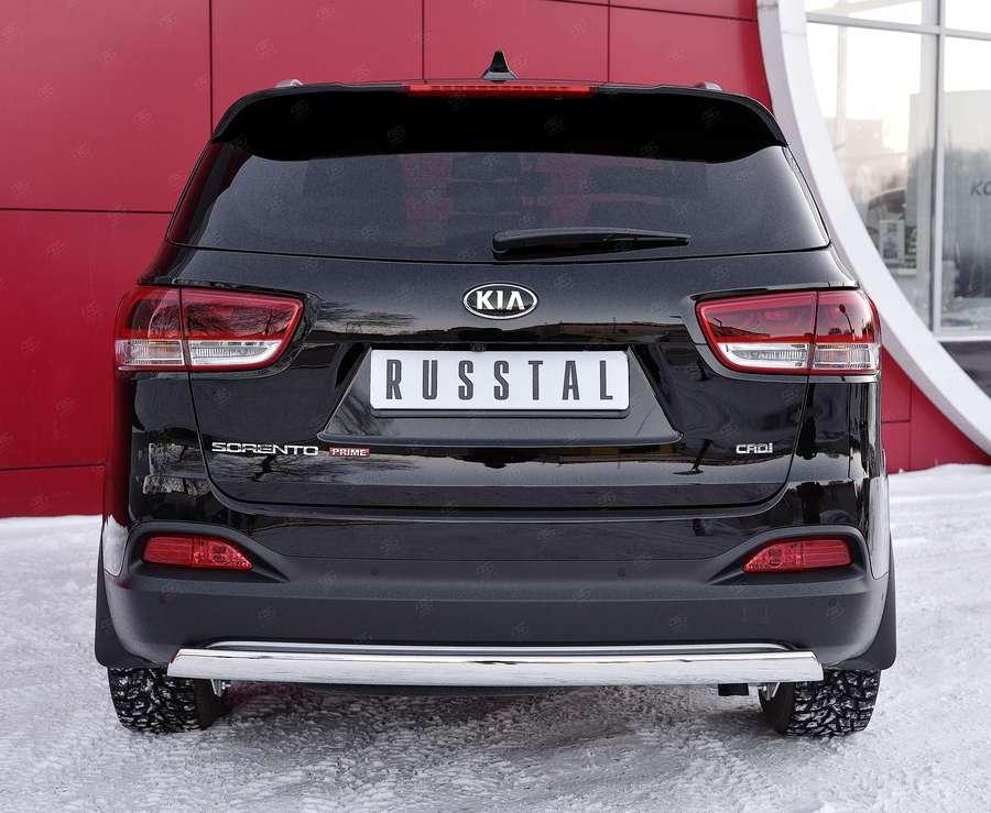 Защита заднего бампера d57 KIA Sorento Prime CRDI 2015, Slitkoff KSPZ-002215