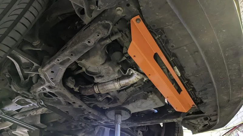 Защита картера и КПП для HONDA CIVIC 2015-2021 V-1.5 CVT, FrontWD, (рынок Япония) Sheriff, сталь сталь 2,0 мм, арт. 09.6402