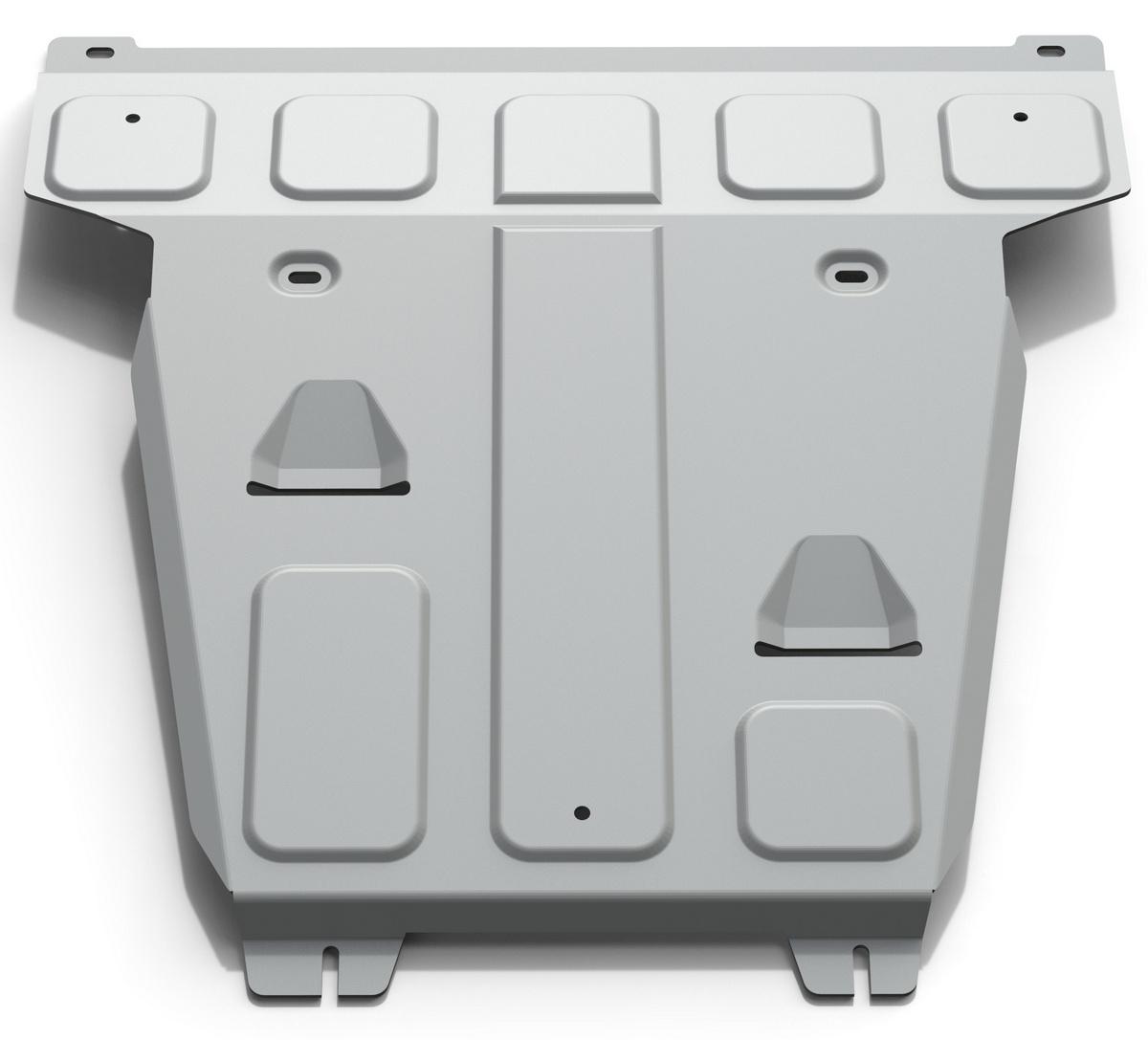 Защита картера Rival для Mercedes-Benz GLE W166 (250d) 2015-2018, штампованная, алюминий 4 мм, с крепежом, 333.3930.1