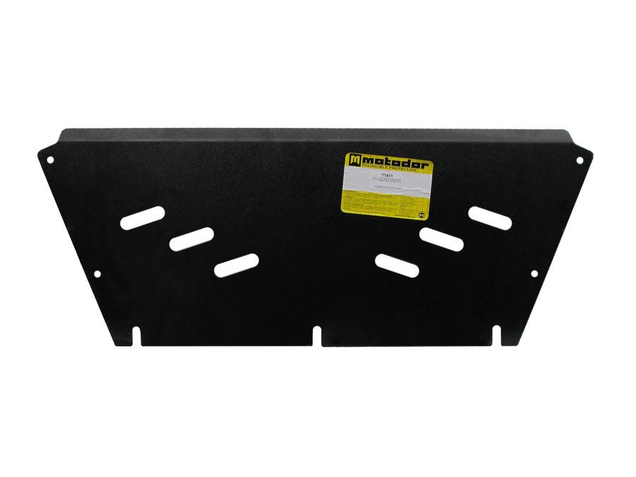 Защита кпп, рк стальная Motodor для Nissan Patrol Y61 2003-2009 (3 мм, сталь), 11411