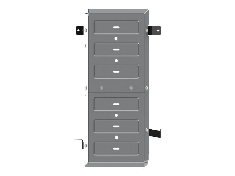 Защита топл. бака для NISSAN Navara  2015 -, V-2,3 TD (190 h.p. 140 kw), Sheriff, алюминий 4 мм, арт. 15.3170