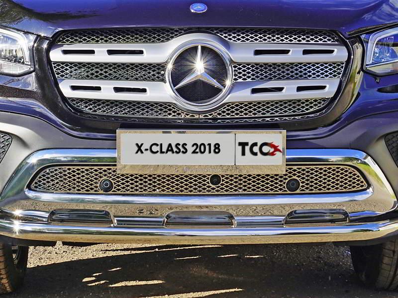 Решётка радиатора нижняя (лист) для автомобиля Mercedes-Benz X-Class 2018-, TCC Тюнинг MERXCL18-02