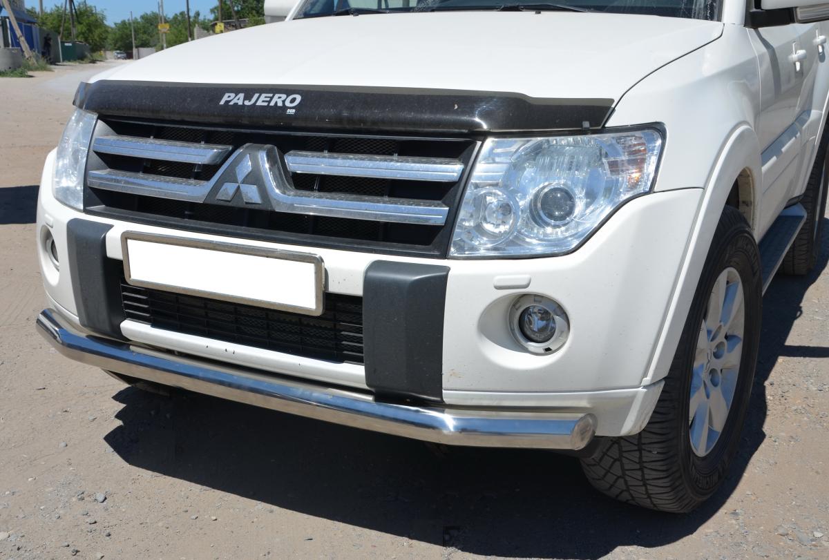 Защита переднего бампера  для автомобиля MITSUBISHI Pajero 4 2006-2017. MSP4.06.01-1, Россия