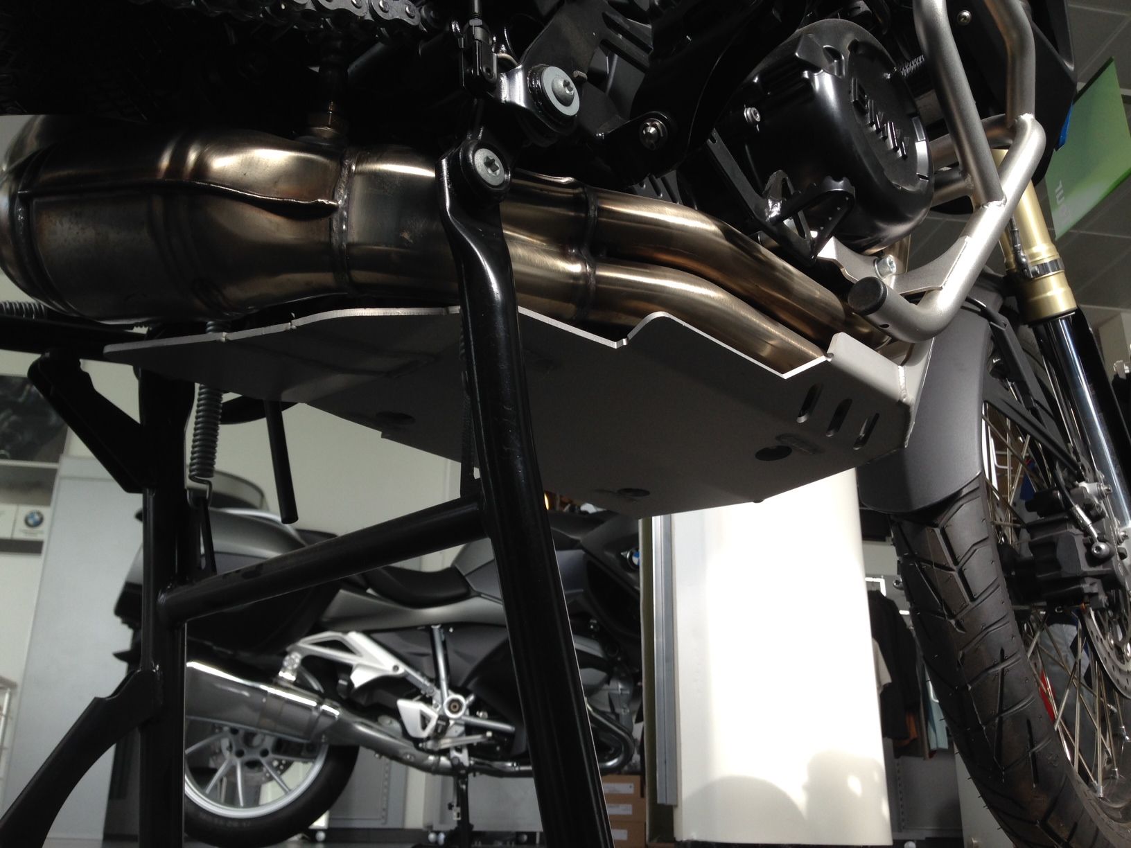 Защита картера для BMW F800GS, 800GS Adventure, F700GS 2014-, алюминий 4 мм, STORM, арт. 2615