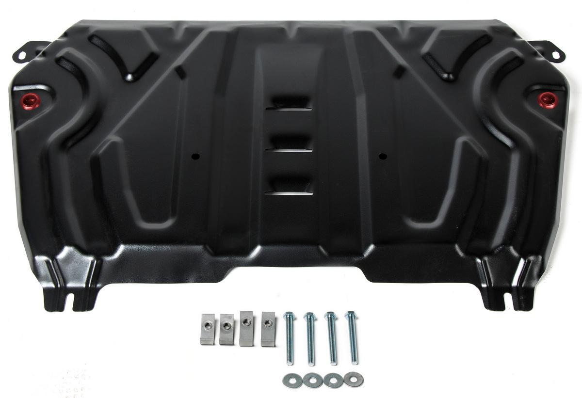 Защита картера и КПП АвтоБроня (увеличенная) для Toyota Camry XV70 (V - 2.0; 2.5; 3.5) 2018-2021 2021-н.в., штампованная, сталь 1.5 мм, с крепежом, 111.09518.2