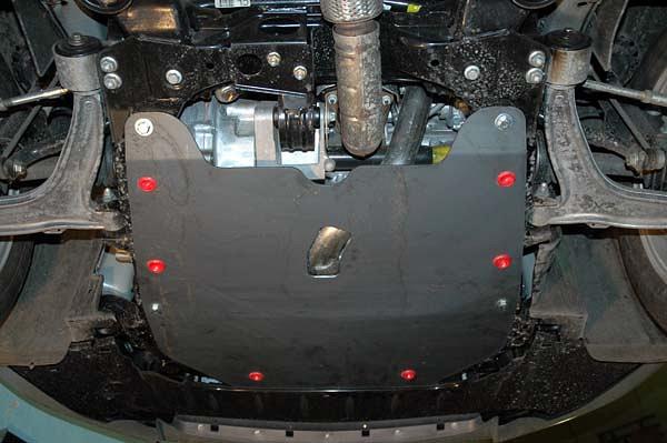 Защита картера и КПП для CADILLAC BLS  2006 - 2009, V-2, Sheriff, сталь 2,5 мм, арт. 04.1207