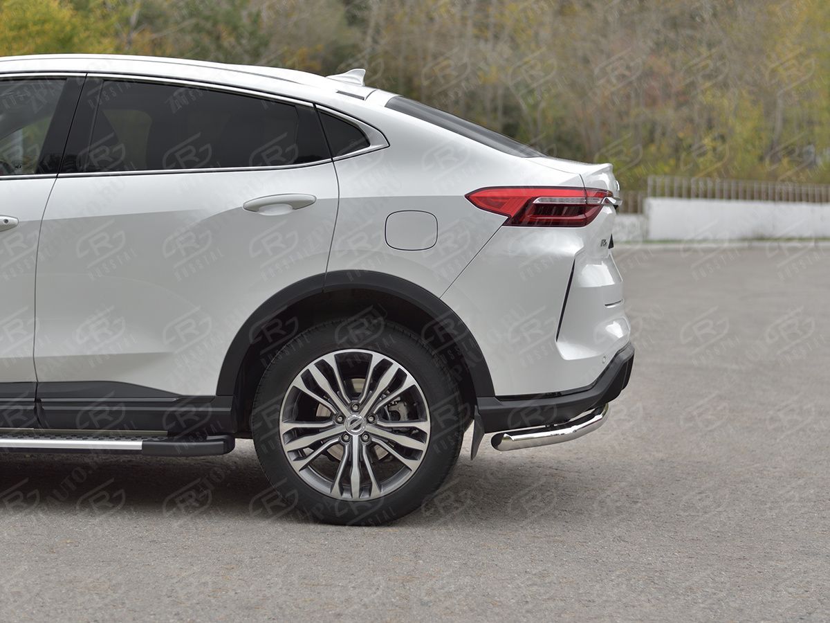 HAVAL F7X 4WD 2022- Защита заднего бампера d57 секции HF7XZ-004009