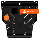 Защита  картера и КПП (штамповка) Toyota bB (NCP30) 2000-2005 V-all , ALFeco, сталь 2мм, арт. ALF2450st