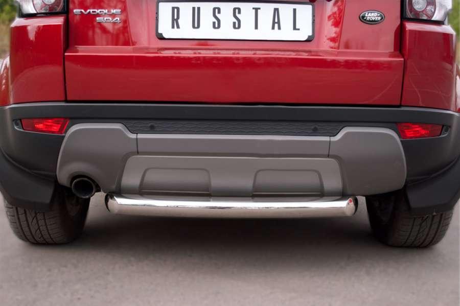 Защита заднего бампера d76 для Land Rover Evoque Prestige Pure, Руссталь REPZ-000811
