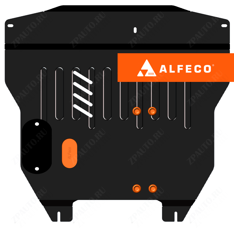 Защита  картера и КПП Mitsubishi Grandis 2003-2009 V-2,4 , ALFeco, сталь 2мм, арт. ALF1442st