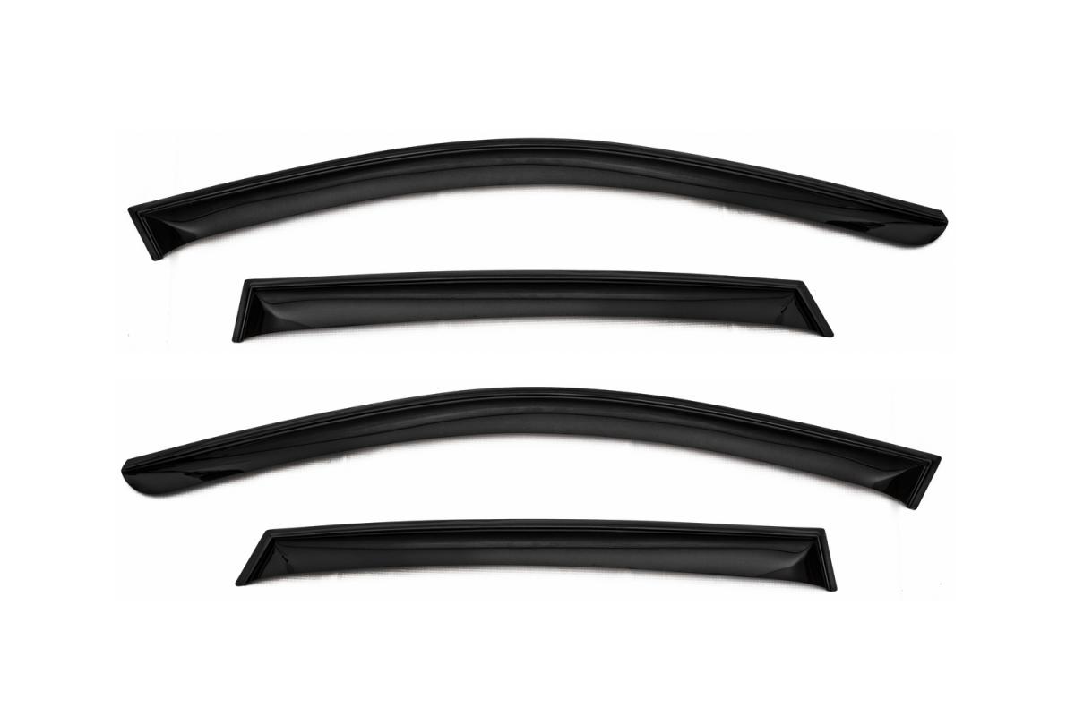 Дефлектор окон (НАКЛАДНОЙ скотч 3М) 4 шт. SUBARU IMPREZA III 2007-2011 седан
