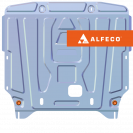 Защита  картера и КПП Kia Cerato III 2013-2015 V-all , ALFeco, алюминий 4мм, арт. ALF1127al-2