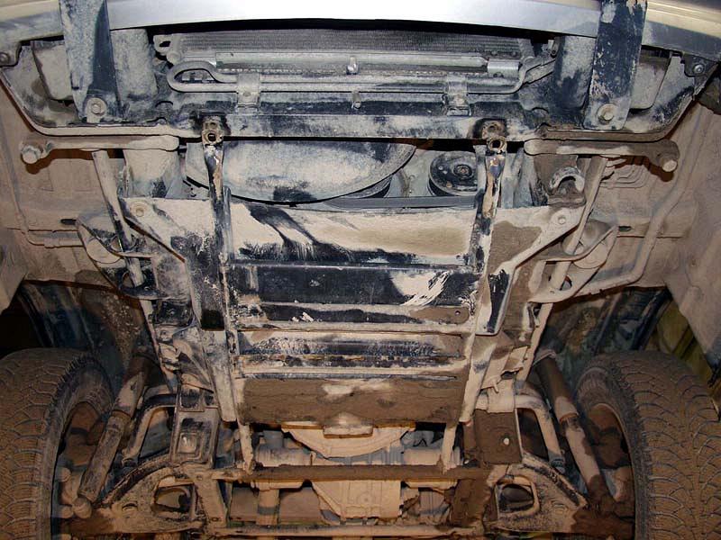 Защита картера и КПП для SSANG  YONG Istana  1995 - 2003, V-2.9, Sheriff, сталь 2,0 мм, арт. 29.0720