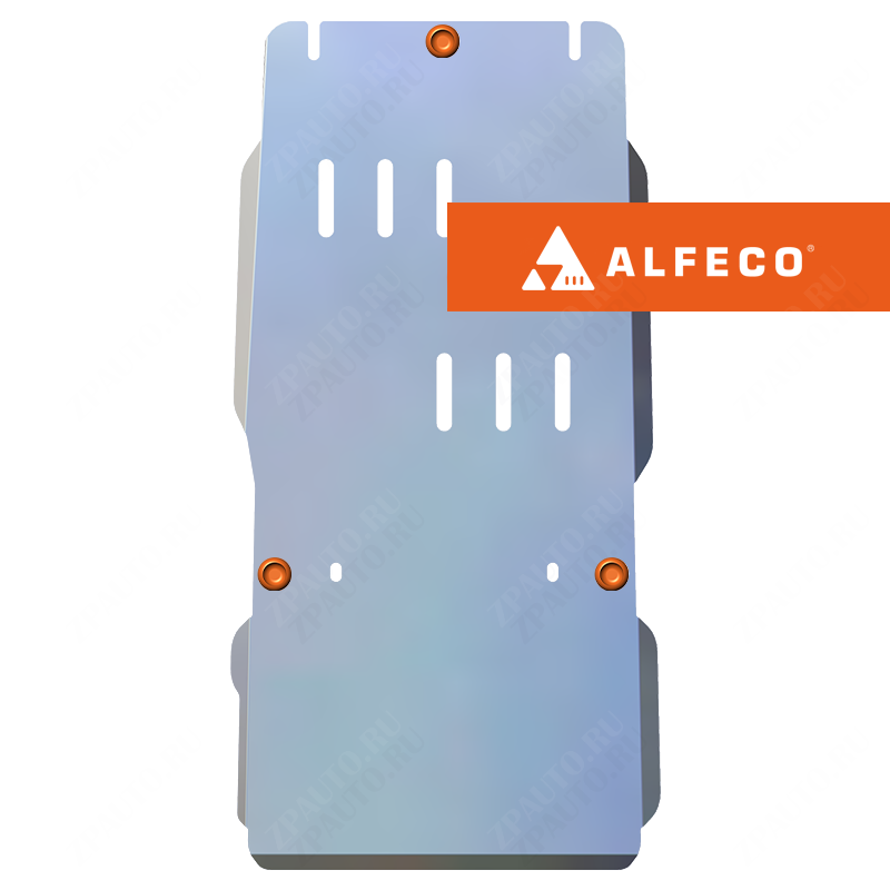 Защита  КПП и РК Audi Q7 offroad 2005-2009 V-кроме 4.2 TDI , ALFeco, алюминий 4мм, арт. ALF3008al-1