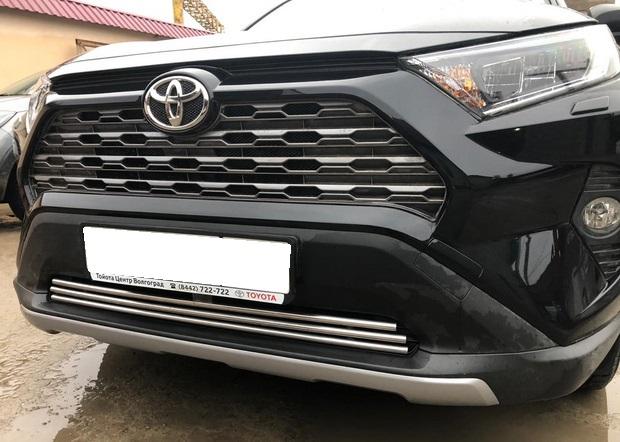 Решетка передняя для автомобиля Toyota RAV4 2019 арт.  TRAV.19.60, Россия