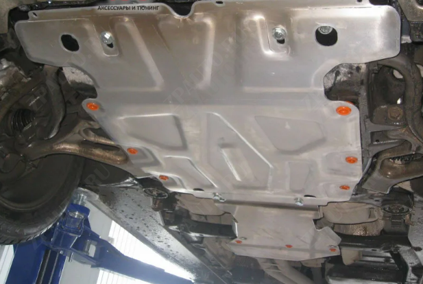 Защита  картера для Volkswagen Touareg (NF) 2010-2018  V-all , ALFeco, алюминий 4мм, арт. ALF5001al-2