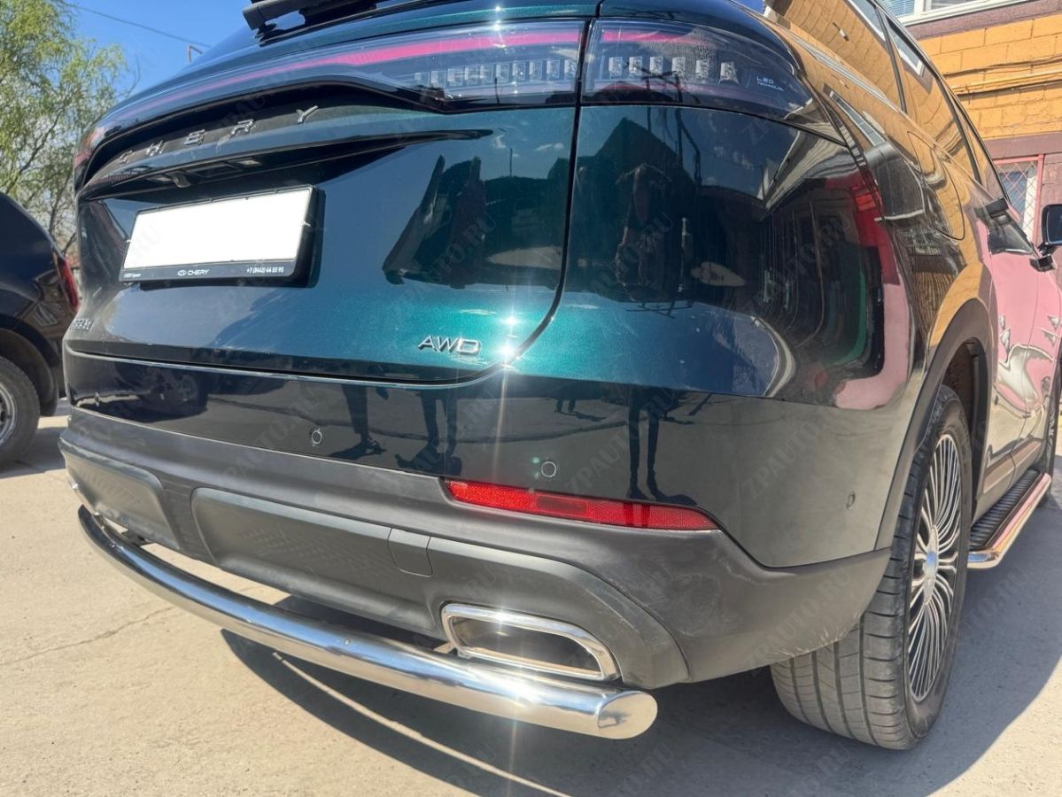 Защита заднего бампера для автомобиля Chery Tiggo 9 2024 арт. CHTG.9.24.11