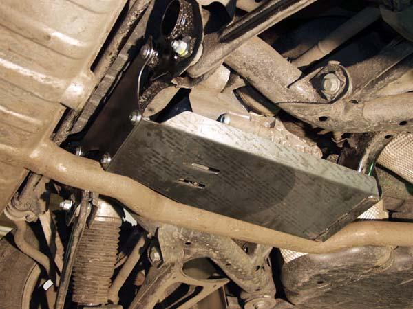 Защита редуктора для PORSCHE Cayenne  2002 - 2010, V-3,2; 4,5; 4,8, Sheriff, сталь 2,5 мм, арт. 35.0880