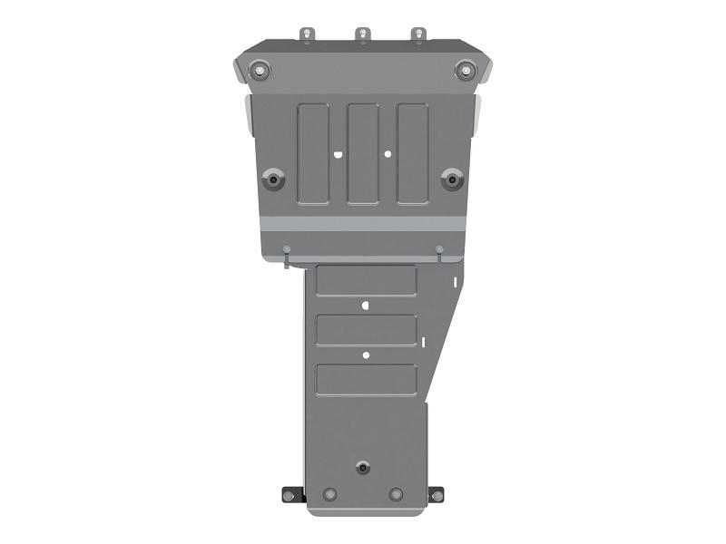 Защита картера и КПП для JAGUAR Jaguar  XE  2017 -, V-2,0 D AT RWD, Sheriff, алюминий 4 мм, арт. 28.3404