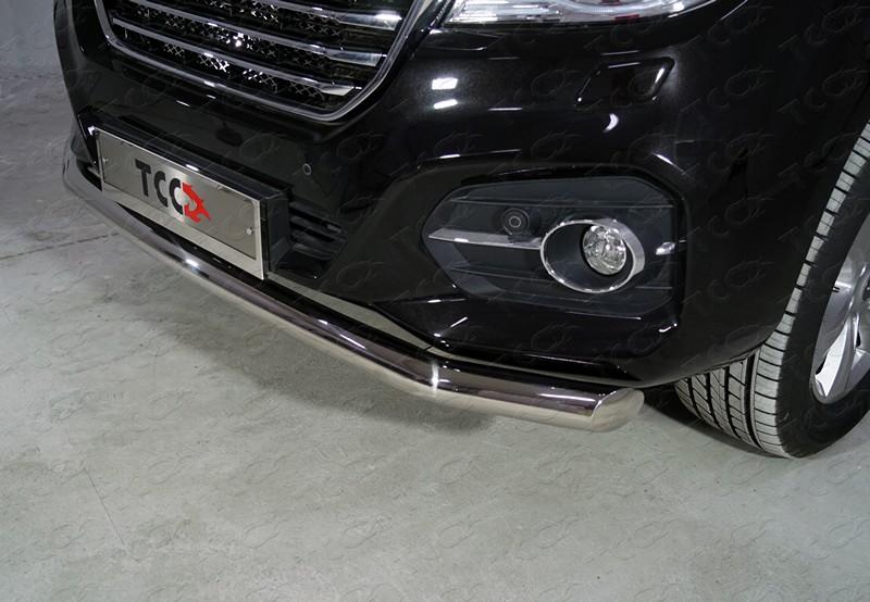 Защита передняя нижняя 76,1 мм для автомобиля Haval H9 2017- TCC Тюнинг арт. HAVH917-09