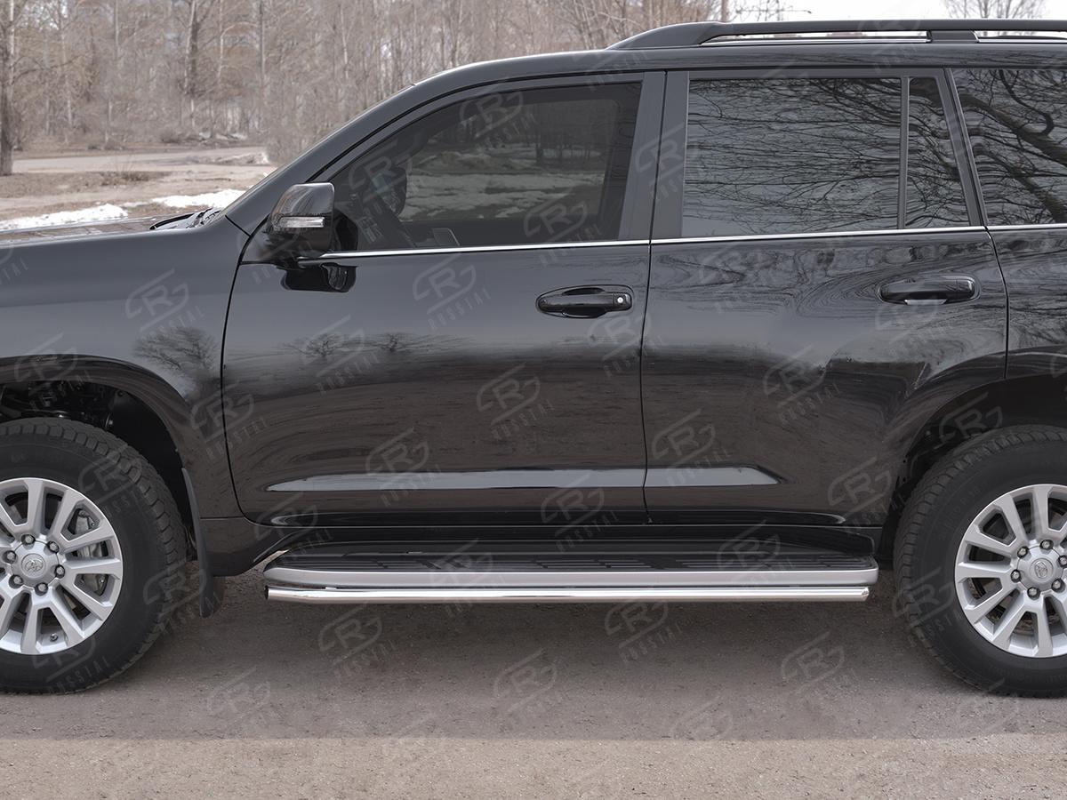 Защита порогов d42 LCPT-002866 для автомобиля TOYOTA LC PRADO 150 2017-, Slitkoff