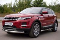 Защита переднего бампера d76 для Land Rover Evoque Prestige Pure, Руссталь REPZ-000802