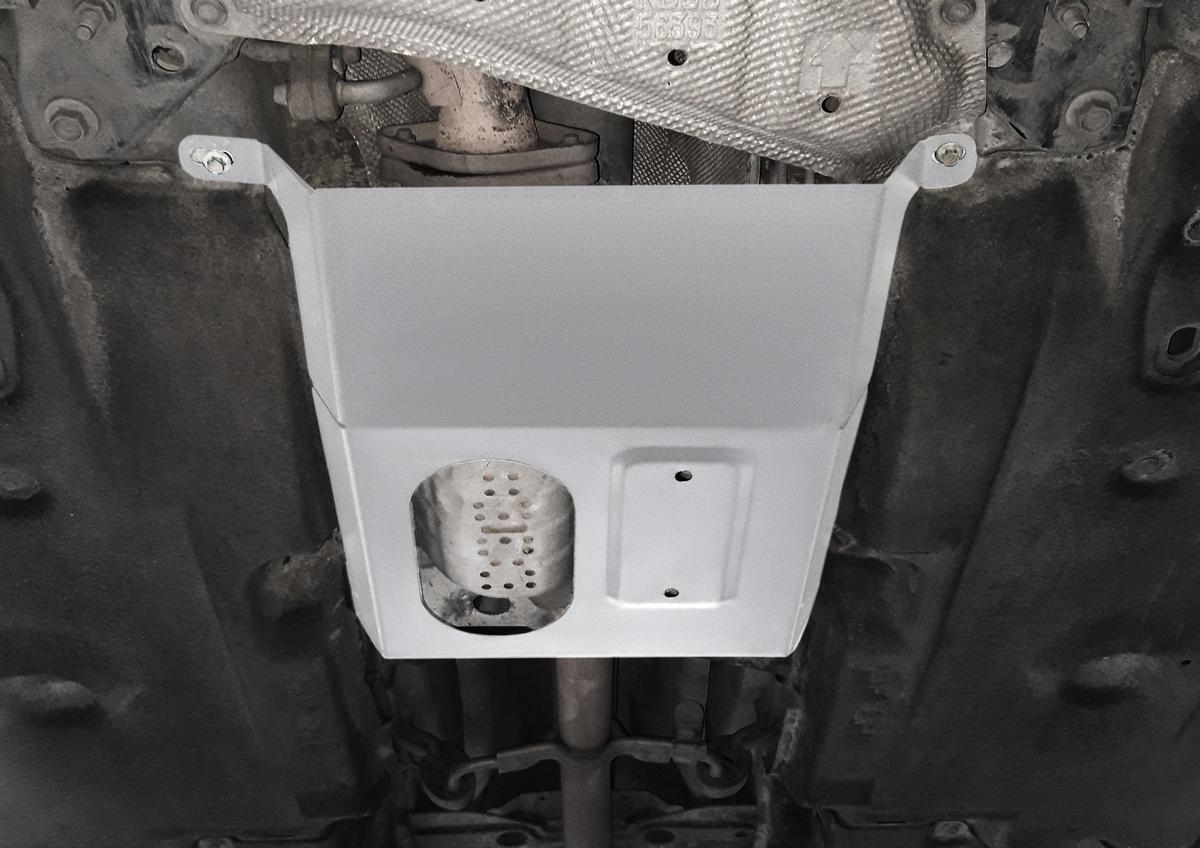 Защита кислородного датчика Rival для Mazda CX-5 II 2017-н.в., штампованная, алюминий 3 мм, без крепежа, 3.3824.1