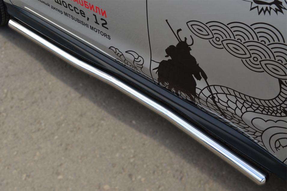 Пороги труба d57 вариант 3 для Mitsubishi ASX 2013, Slitkoff MAST-0013243