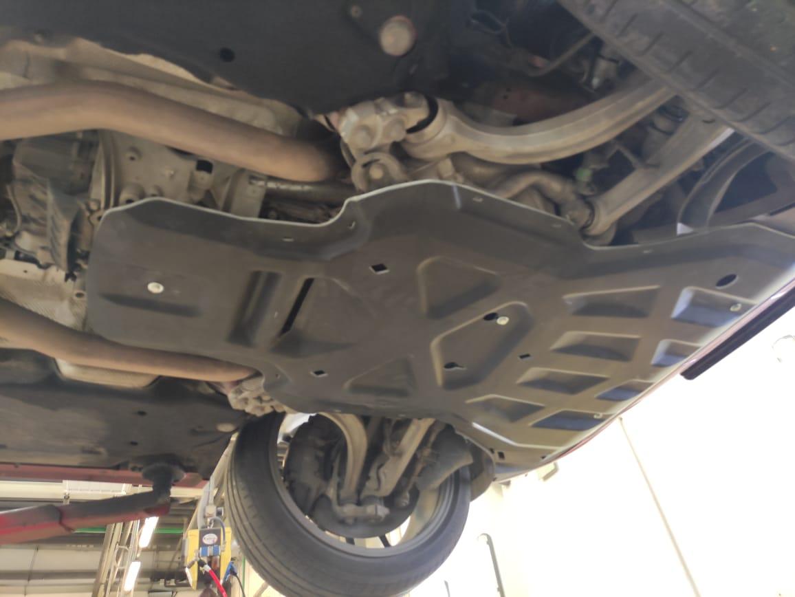 КОМПОЗИТНАЯ ЗАЩИТА КАРТЕРА ДВИГАТЕЛЯ, КПП и РК PORSCHE CAYENNE V-3.0 бензин (2017-2020) (8 ММ), арт.36.05K