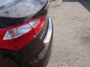 Накладка на задний бампер (лист шлифованный) для автомобиля Kia Cerato 2015-