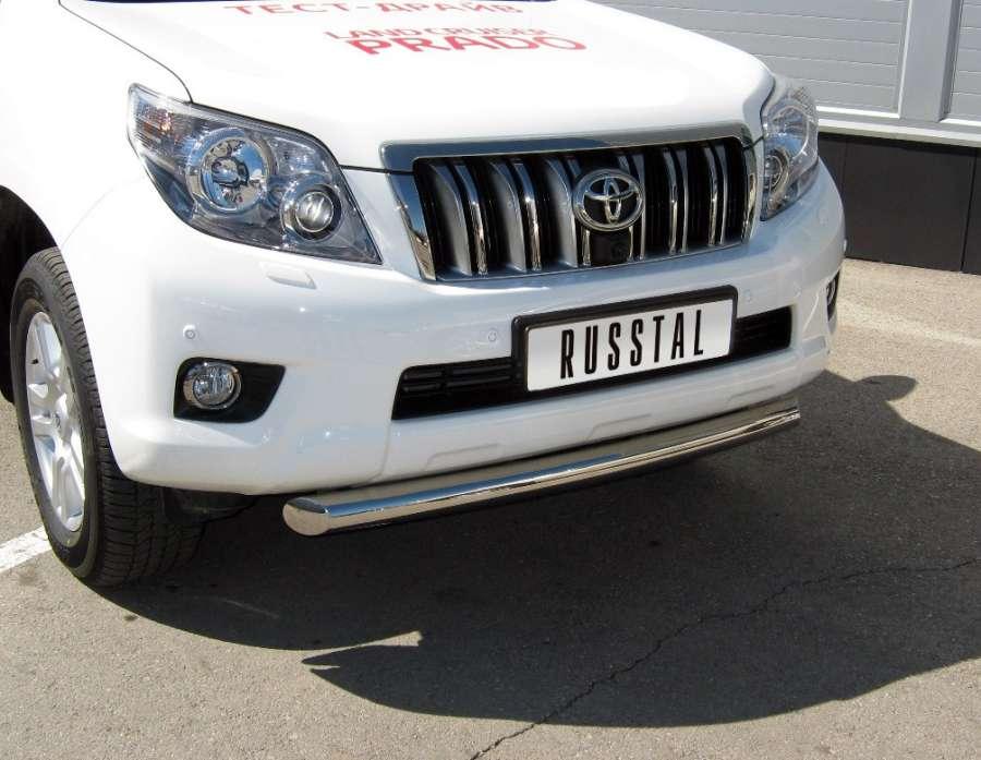 Защита переднего бампера d76 для Toyota Land Cruiser Prado 150, Slitkoff PNZ-000471