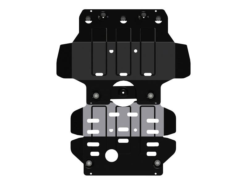 Защита картера для ISUZU D-MAX  2017 - 2020, V-1.9TD, Sheriff, сталь 2,5 мм, арт. 32.3157