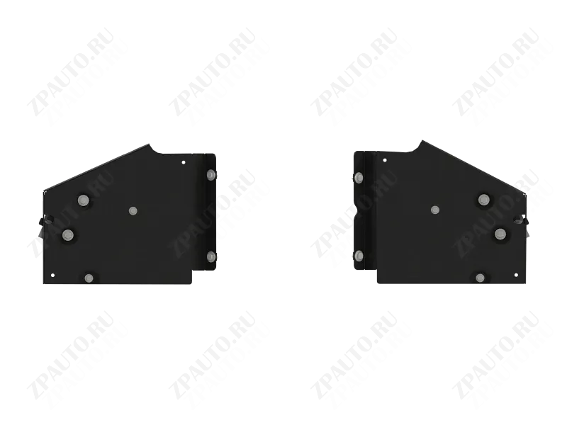 Защита Боковых зон аккумуляторной батареи для FAW BESTUNE NAT  2023 - V-, Sheriff, сталь сталь 2,0 мм, арт. 28.6379