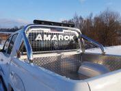 Защита кузова и заднего стекла со светодиодной фарой 76,1 мм (только для кузова) для автомобиля Volkswagen Amarok 2016-, TCC Тюнинг VWAMAR17-16