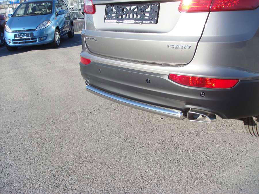 Защита заднего бампера d60 для Chery Tiggo 5 2014-, CHTG.1411, Россия CHTG1411