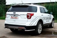 Уголки d57 Ford Explorer (2017-2019) , Slitkoff, арт. FEX18011