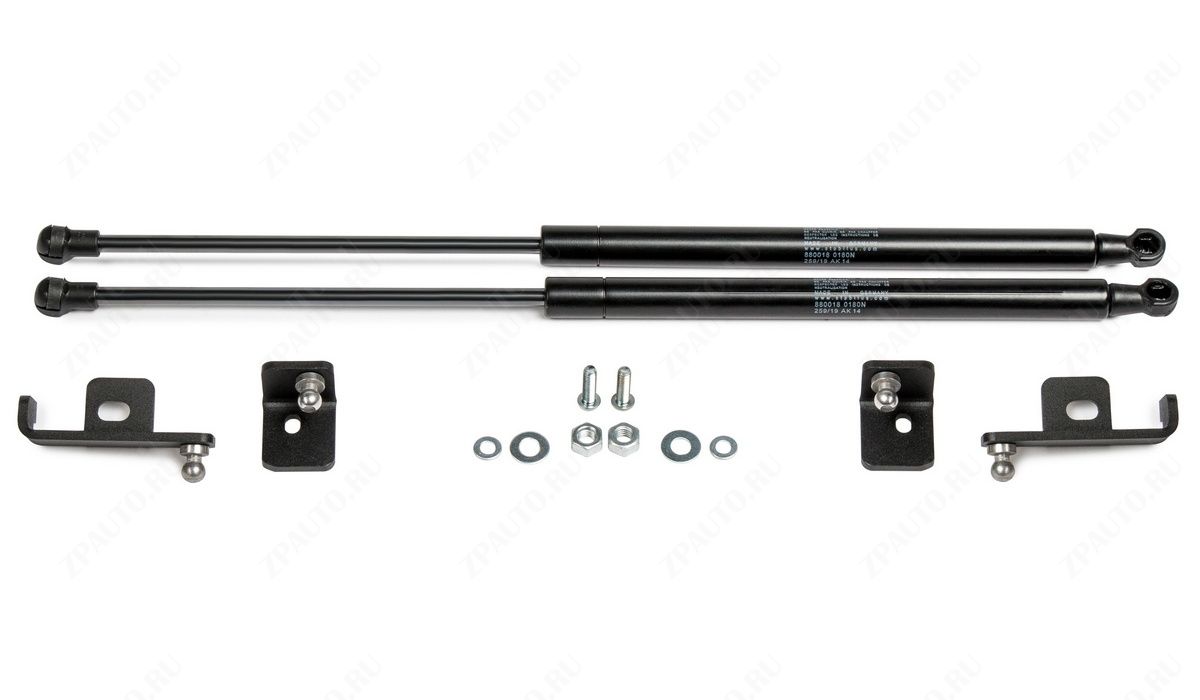 Амортизаторы капота АвтоУпор (2 шт.) Skoda Karoq (2020-), Rival, арт. USKKAR011